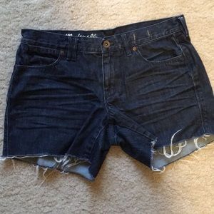 Madewell dark denim jeans shorts, size 29
